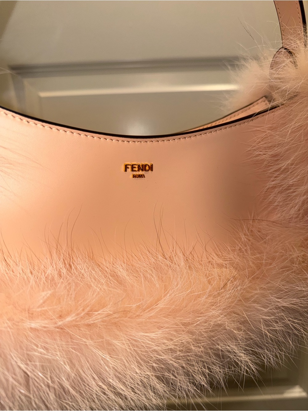 Fendi O'Lock Swing In Pink shoulder bag - Picture 8 of 11